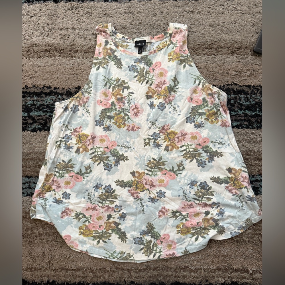 Torrid Floral Print Tee